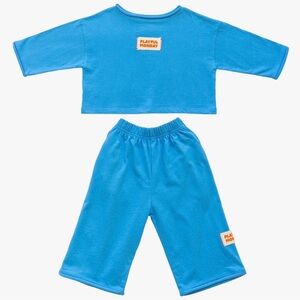 Playful Monday Organic Blue Two-Piece Set